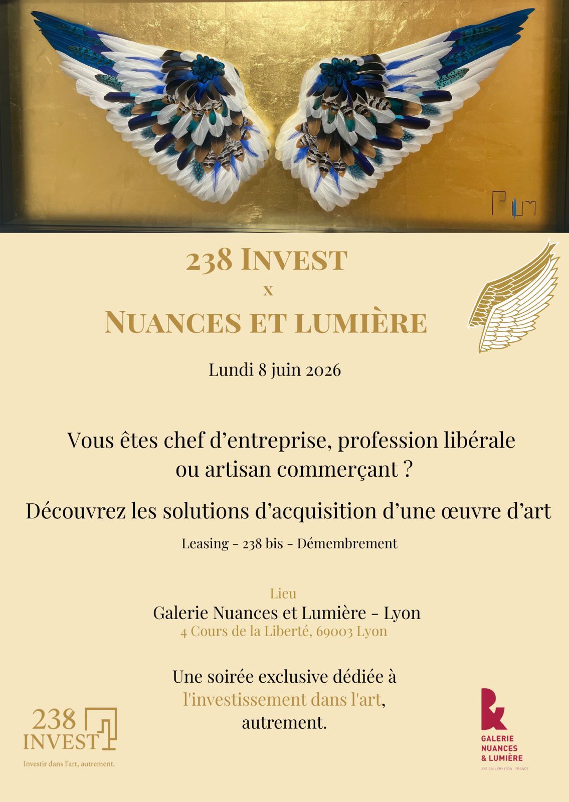 Invitation 238 Invest x Nuances et Lumière